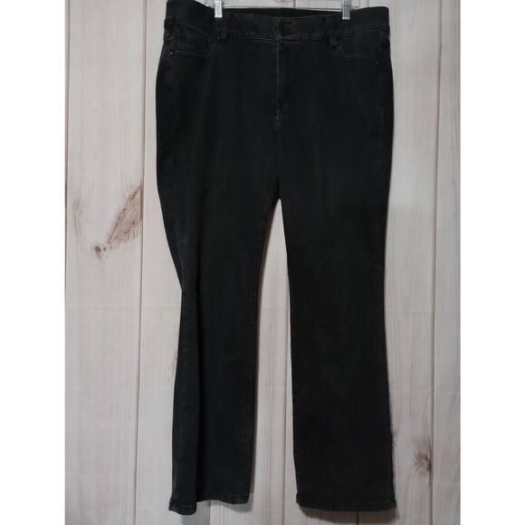 Lane Bryant Jeans Ladies 20R Black Bootcut Comfort‎ Waist - Picture 1 of 7